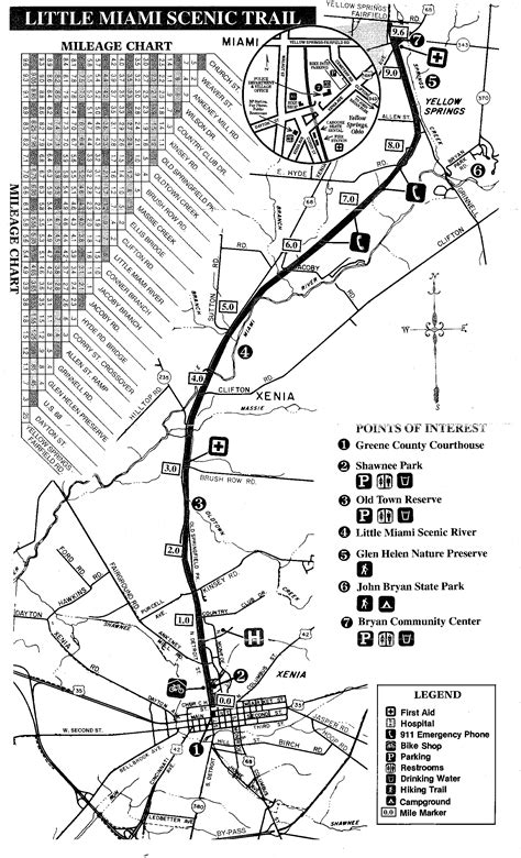 Xenia Bike Trail Map